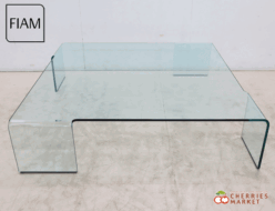 【FIAM ITALIA】フィアム イタリア neutra ニュートラ リビングテーブル/センターテーブル ガラス ロドルフォ・ドルドーニ 出張買取 東京都目黒区
