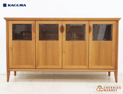【家具蔵】KAGURA 無垢材 サイドボード EMINENT エミネント 160 リビングボード/キャビネット チェリー材 出張買取 東京都調布市
