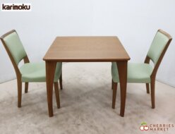 【Karimoku】カリモク chitano チターノ ダイニングテーブル＆C19725 ダイニングチェア/アームレスチェア ダイニング3点セット 出張買取 東京都杉並区