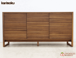 【Karimoku】カリモク QU5870モデル サイドボード/リビングボード/キャビネット 出張買取 東京都新宿区