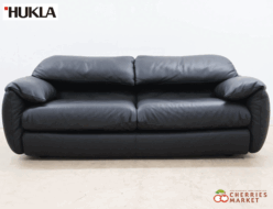 【HUKLA】フクラ EDINA エディナ 2人掛けソファ 黒総革 出張買取 東京都目黒区