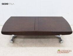 【ozzio】オッジオ リフティングテーブル 昇降テーブル 拡張テーブル エクステンションテーブル 伸長式 ダイニングテーブル/ローテーブル 蛇腹 出張買取 東京都目黒区