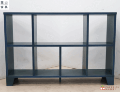 【葉山ガーデン】葉山クラシック 葉山家具 すき棚D MHX-4 キャビネット/飾り棚/シェルフ バイオレットブルー 出張買取 東京都新宿区