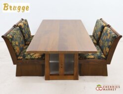 【三越 ブルージュ】高級家具 Brugge ダイニングテーブル＆ダイニングチェア/アームレスチェア ダイニング5点セット 出張買取 神奈川県川崎市川崎区
