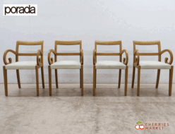 【porada】ポラダ ACTUS アクタス GARBO ガルボ アームチェア/ダイニングチェア 4脚セット 出張買取 東京都豊島区