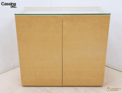 【Cassina】カッシーナ BRILLANZA ブリランツァ 2ドア キャビネット ガラス天板 出張買取 東京都渋谷区