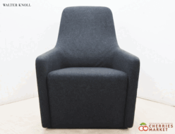 【WALTER KNOLL】 ウォルター ノル Foster フォスター 520 アームチェア/1Pソファ/1人掛けソファ 革/レザー×ファブリック 出張買取 東京都大田区