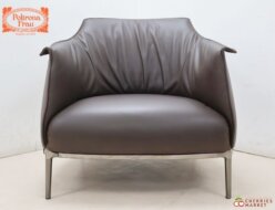 【Poltrona Frau】ポルトローナ・フラウ IDC大塚家具 Archibald アーチボルド アームチェア/ラウンジチェア レザー/革 出張買取 東京都中央区
