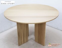 【Karimoku case】 カリモク ケース A-DT03 Φ1200 ダイニングテーブル/ラウンドテーブル 芦沢 啓治 オーク材 出張買取 東京都新宿区