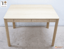 【立野木材工芸】ミモザ ダイニングテーブル ハードメープル材 105×80 引出付 特注 出張買取 東京都大田区