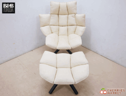 【B&B Italia】B&B イタリア Husk ハスク 回転式アームチェア/1Pソファ/1人掛けソファ＆オットマン/スツール パトリシア・ウルキオラ 出張買取 東京都渋谷区