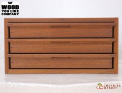 【WOOD YOU LIKE COMPANY】ウッド ユウ ライク カンパニー チェスト 小物入れ 卓上収納 3段チェスト 出張買取 東京都目黒区