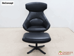 【BoConcept】ボーコンセプト Porto ポルト ラウンジチェア/リクライニングチェア＆オットマン/スツール レザー/革 出張買取 東京都豊島区