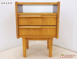 【unico】ウニコ TOVE トーヴ サイドチェスト W450 サイドテーブル/ナイトテーブル 出張買取 東京都文京区