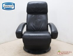 【AP-Furniture】APファニチャー Simmons-AP ドリームリクライナー Meta 1Pソファ/電動リクライニングチェア 黒革/レザー 北欧 デンマーク 出張買取 東京都豊島区