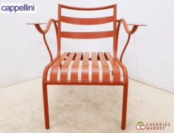 【CAPPELLINI】カッペリーニ THINKING MAN’S CHAIR シンキングマンズチェア スチールデッキチェア 屋外用 ガーデンチェア ジャスパー・モリソン 出張買取 東京都豊島区