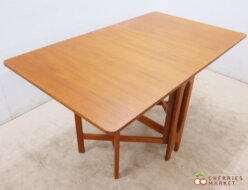 【Jentique】ジェンティーク バタフライテーブル ダイニングテーブル ゲートレッグテーブル チーク材 英国家具 ミッドセンチュリー ヴィンテージ 出張買取 東京都品川区