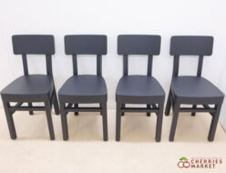 【GERVASONI】ジェルバゾーニ BLACK 123 ブラック 123 ダイニングチェア/アームレスチェア 4脚セット 出張買取 東京都豊島区