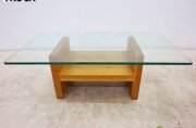 TRUCK FURNITURE】トラックファニチャー OAK GLASS-TOP LOW TABLE