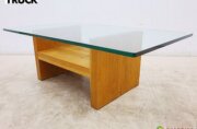 TRUCK FURNITURE】トラックファニチャー OAK GLASS-TOP LOW TABLE