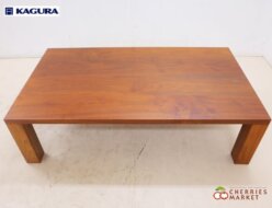 【家具蔵】KAGURA 無垢材 LIVING TABLE PURE リビングテーブル ピュア センターテーブル/コーヒーテーブル ウォールナット材 出張買取 東京都新宿区