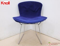 【Knoll】ノル ノール Bertoia Side Chair ベルトイアサイドチェア ダイニングチェア/アームレスチェア 布張り/シートパッド付 ヴィンテージ 1999年 出張買取 東京都渋谷区