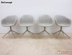【BoConcept】ボーコンセプト ADELAIDE アデレード チェア 回転ベース付き ダイニングチェア/アームチェア レザー/革 4脚セット 出張買取 東京都品川区