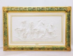 【Porcellane Principe】ポーセリン・プリンチペ Capodimonte カポディモンテ磁器 イタリア製 美術品/レリーフ/絵画 馬 出張買取 東京都大田区