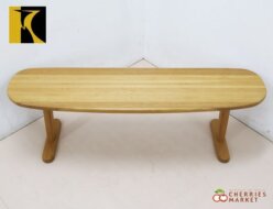 【キツツキ】飛騨産業 baguette lb ベンチ バゲット センターテーブル/コンソールテーブル W1300 ナラ材 出張買取 東京都三鷹市