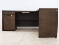 【Karimoku】カリモク ST5728 L字デスク/学習机＆ST0727 ワゴン デスクセット モカブラウン 出張買取 東京都杉並区