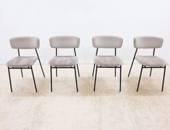 【Calligaris】カリガリス FIFTIES フィフティーズ ダイニングチェア/アームレスチェア 4脚セット サンド 出張買取 東京都品川区