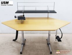【USM Haller System】USM ハラーシステム Kitos キトステーブル ワークテーブル W1800 出張買取 東京都渋谷区