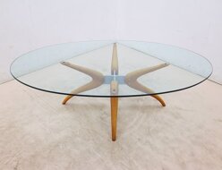 【porada】ポラダ DENUO OVAL LIVING TABLE デヌオ オーバル リビングテーブル/センターテーブル ガラス 出張買取 東京都渋谷区