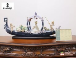 【LLADRO】リヤドロ 陶器人形 ポーセリン 「女神のゴンドラ Limited Edition」オブジェ/フィギュリン 1782/3000 女神 天使 証明書付 出張買取 東京都大田区