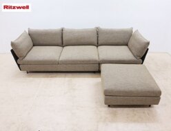 【Ritzwell】リッツウェル LIGHT FIELD ライトフィールド 3人掛けソファ＆オットマン/スツール モデュール830タイプ 出張買取 東京都渋谷区