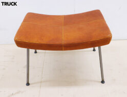 【TRUCK FURNITURE】トラックファニチャー FURROWED-LEATHER STOOL ファロードレザースツール/オットマン レザー/牛革 出張買取 東京都港区
