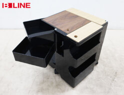 【BOBY Wagon】ボビーワゴン B-LINE ビーライン 2段 ブラック ジョエ・コロンボ 木製プレート付 出張買取 東京都港区