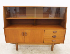 【PORTWOOD furniture】ポートウッドファニチャー カップボード/食器棚 チーク材 イギリス ヴィンテージ 出張買取 東京都千代田区