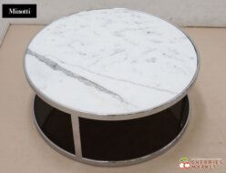 【Minotti】ミノッティ HUBER ヒューバー センターテーブル/コーヒーテーブル 大理石×ガラス ロドルフォ・ドルドーニ 出張買取 東京都豊島区