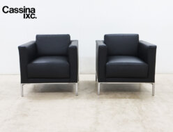 【Cassina】カッシーナ GRAB small グラブ スモール ソファ 1人掛けソファ レザー/革 背クッション付 2脚セット 出張買取 東京都渋谷区