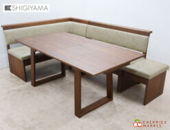 【Shigiyama】シギヤマ家具 SK GUEST SK ゲスト 伸長式ダイニングテーブル＆伸長式チェア カウチチェア ダイニング3点セット 出張買取 東京都文京区