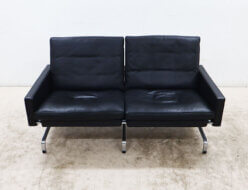【Fritz Hansen】 フリッツ・ハンセン PK31 2Pソファ/2人掛けソファ レザー/黒革 ポール・ケアホルム 出張買取 東京都練馬区