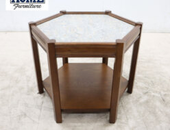 【ACME FURNITURE】 アクメ ファニチャー BROOKS HEXAGON TABLE ブルックス ヘキサゴン テーブル グレー サイドテーブル出張買取 東京都豊島区