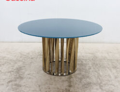 【Cassina】 カッシーナ 475 BOBOLI ボボリ ダイニングテーブル ラウンド ガラス ロドルフォ・ドルドーニ出張買取 東京都新宿区