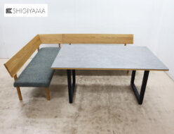 【Shigiyama】シギヤマ家具 RENATO レナート ダイニングテーブル セラミック天板＆カウチチェア ダイニング3点セット　出張買取 福岡県福岡市早良区